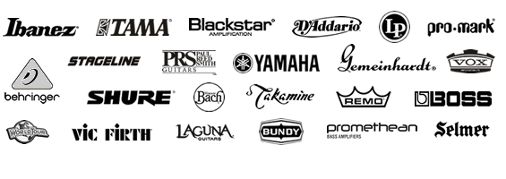 Schmeeds Music proudly offers new and quality used merchandise from these and many other fine brands.