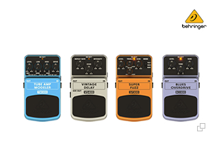 Behringer Effects Pedals.